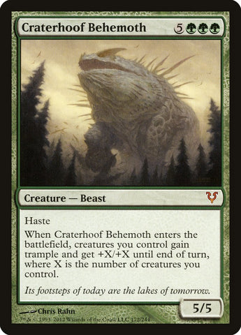 Craterhoof Behemoth [Avacyn restauré] 