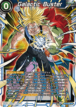 Galactic Buster (Super Rare) [BT13-060]