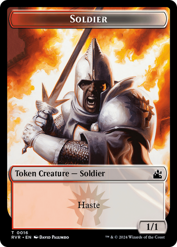 Goblin (0008) // Soldier Double-Sided Token [Ravnica Remastered Tokens]