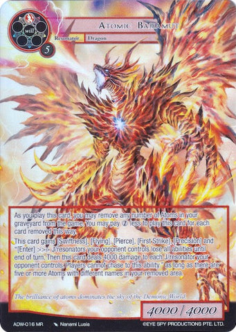 Atomic Bahamut (Full Art) (ADW-016) [Assault into the Demonic World]