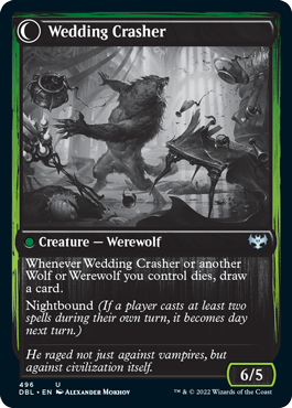 Wolfkin Outcast // Wedding Crasher [Innistrad : Double fonctionnalité] 