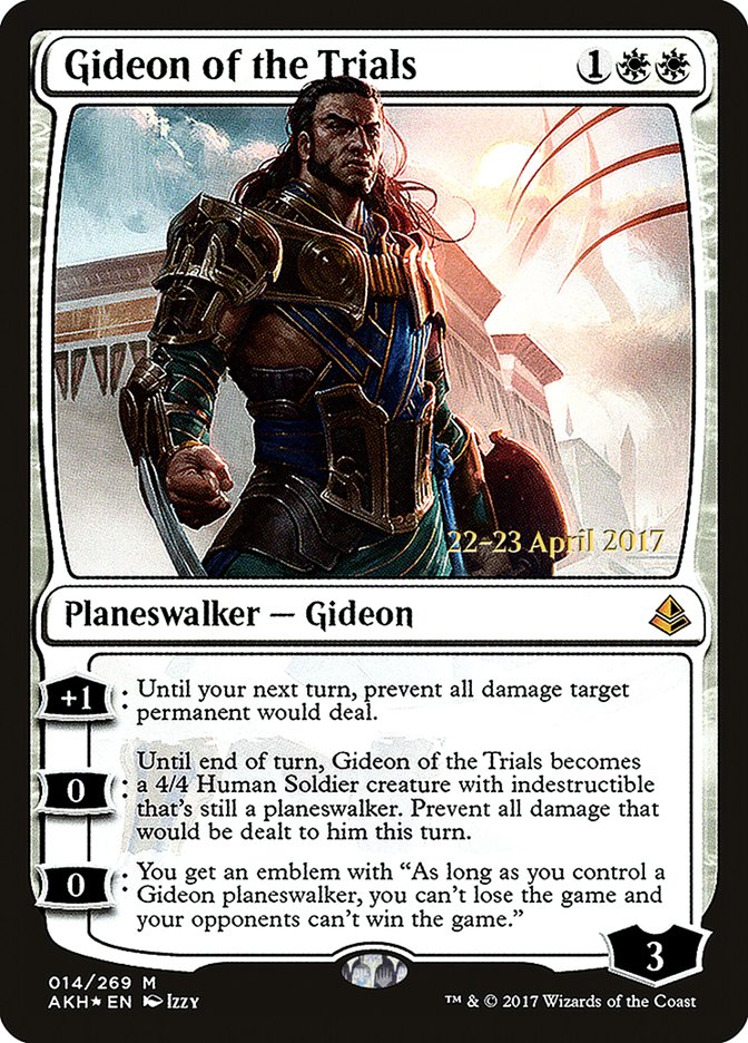 Gideon of the Trials  (Prerelease) [Amonkhet Prerelease Promos]