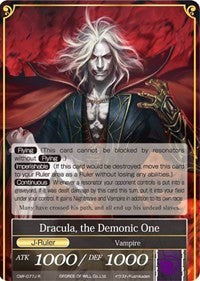 Alucard, the Dark Noble // Dracula, the Demonic One (CMF-077/J) [Crimson Moon's Fairy Tale]