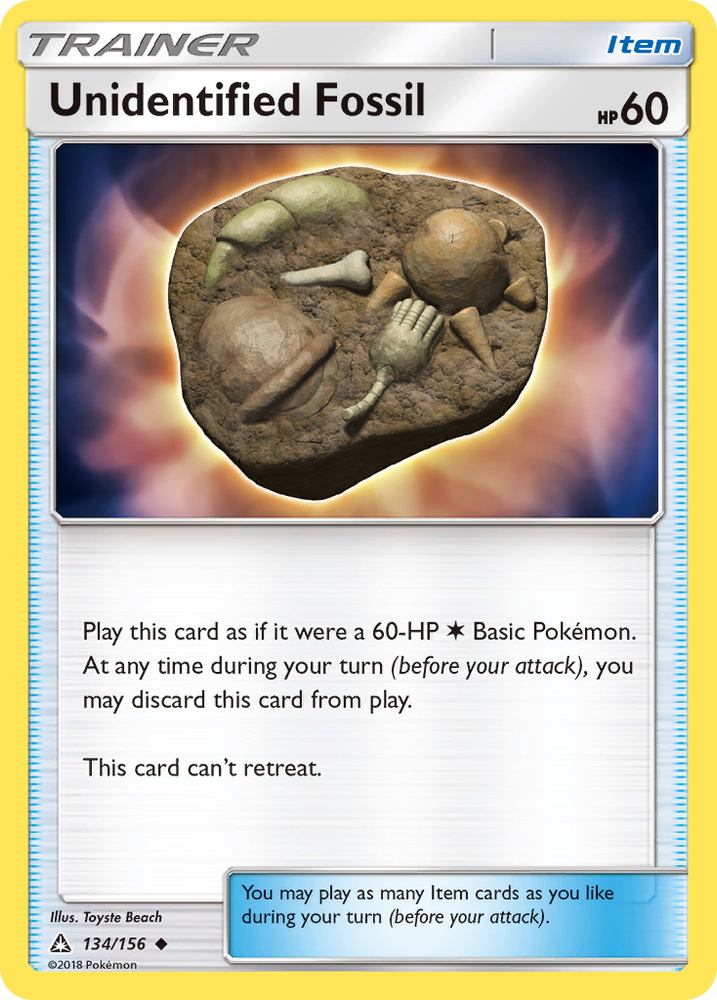 Fossile non identifié (134/156) [Sun &amp; Moon: Ultra Prism] 