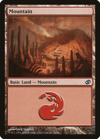 Mountain (#61) [Duel Decks: Jace vs. Chandra]