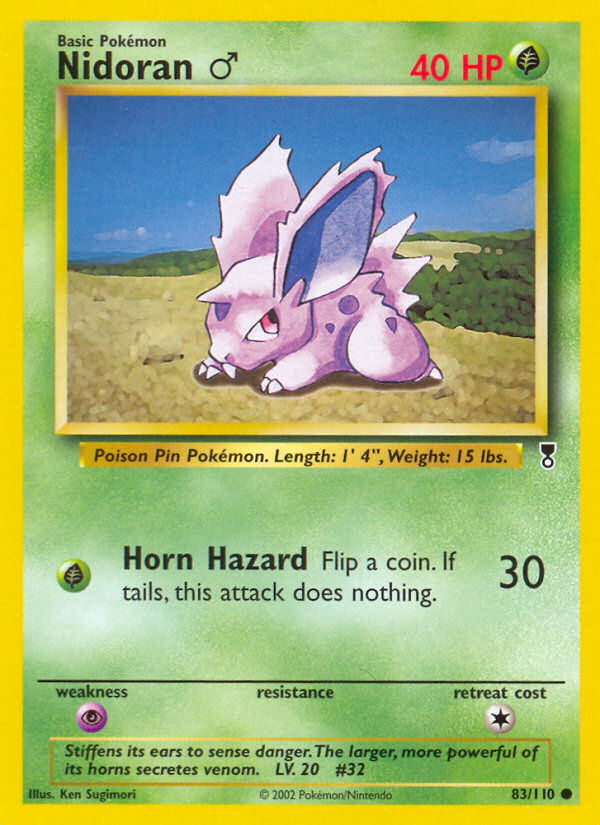 Nidoran (83/110) (Masculino) [Colección legendaria] 