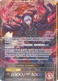 The Observer // Timeline Arsonist, Alisaris (Full Art) (TMS-031/J) [The Moonlit Savior]