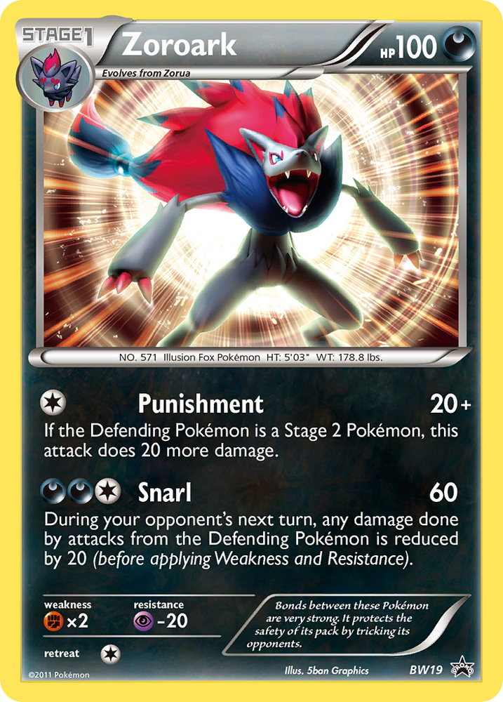 Zoroark (BW19) [Noir et blanc : promotions de l'étoile noire] 