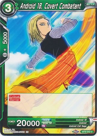 Android 18, combattant secret [BT9-042] 