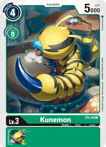 Kunemon [ST4-05] [Giga verde] 