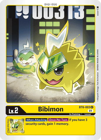 Bibimon [BT6-003] [Double Diamant] 