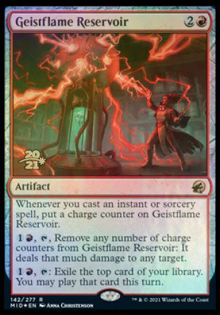 Embalse Geistflame [Innistrad: Promociones de presentación de Midnight Hunt] 