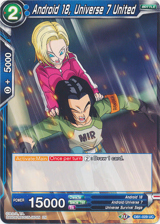 Android 18, Univers 7 United [DB1-029] 