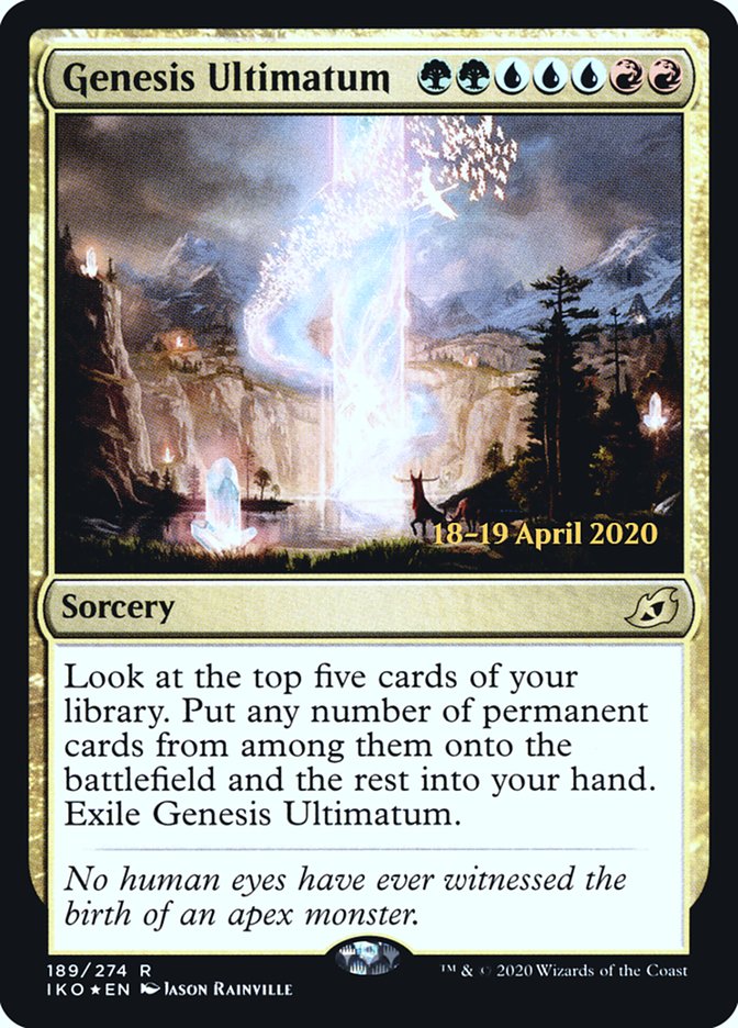 Genesis Ultimatum  [Ikoria: Lair of Behemoths Prerelease Promos]