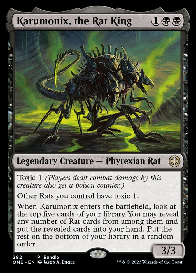 Karumonix, the Rat King (Bundle) [Phyrexia: All Will Be One]