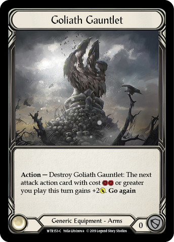 Goliath Gauntlet [WTR153-C] Alpha Print Cold Foil
