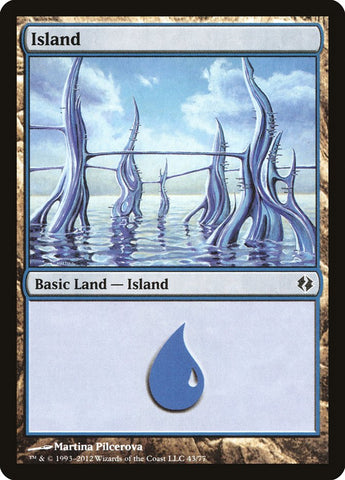 Island (#43) [Duel Decks: Venser vs. Koth]