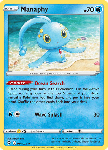 Manaphy (024/072) [Espada y escudo: Shining Fates] 