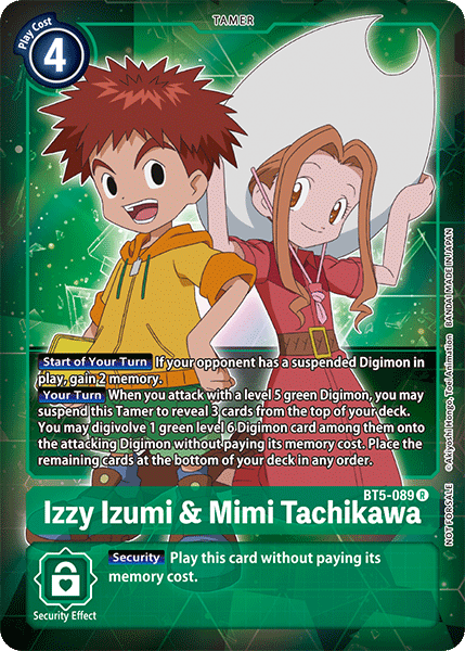 Izzy Izumi &amp; Mimi Tachikawa [BT5-089] (Promoción Buy-A-Box) [Batalla de Omni] 