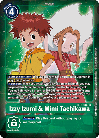 Izzy Izumi &amp; Mimi Tachikawa [BT5-089] (Promoción Buy-A-Box) [Batalla de Omni] 