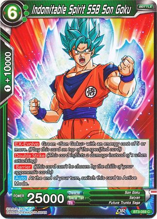 Indomitable Spirit SSB Son Goku [BT3-059]