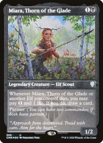 Miara, Thorn of the Glade [Commander Legends Etched]