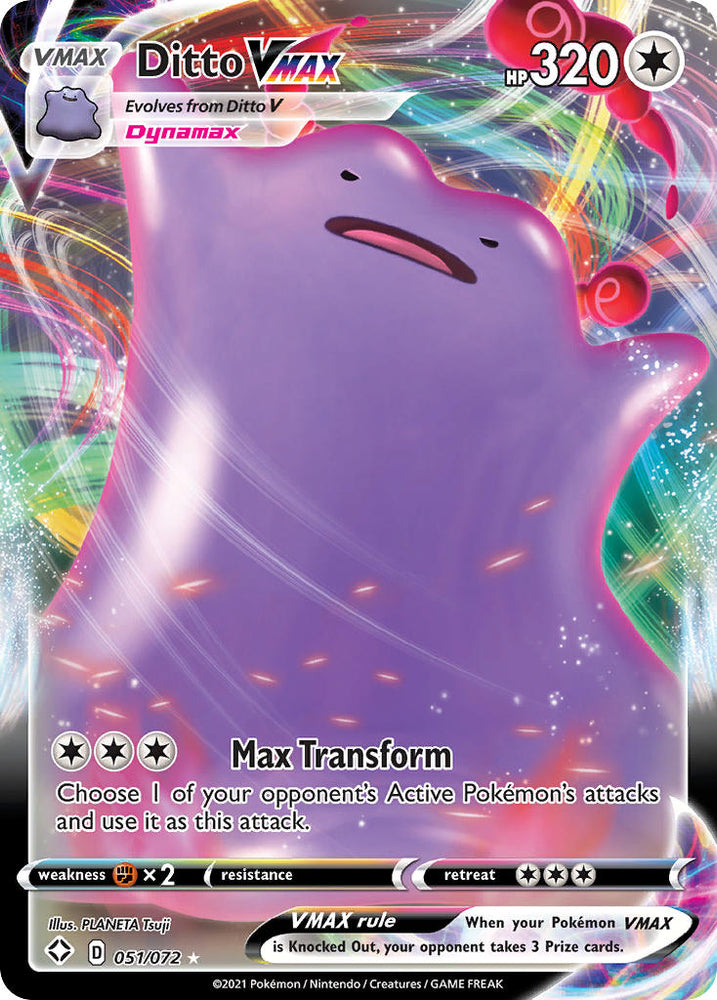 Ditto VMAX (051/072) [Espada y escudo: Shining Fates] 