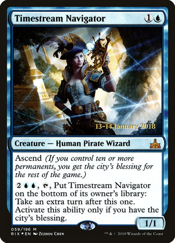 Timestream Navigator (Prerelease) [Rivals of Ixalan Prerelease Promos]