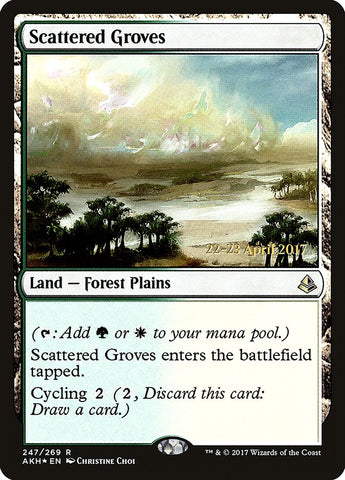 Scattered Groves  (Prerelease) [Amonkhet Prerelease Promos]