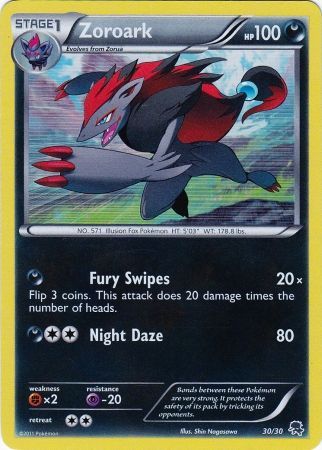 Zoroark (30/30) [Noir &amp; Blanc : Kit de dressage - Zoroark] 