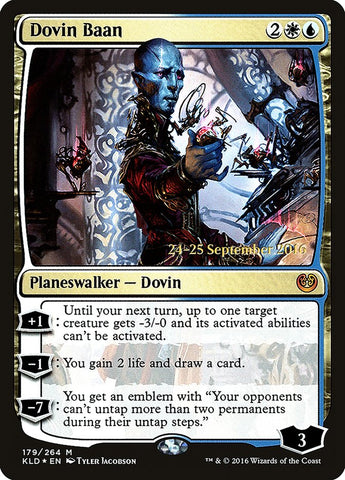 Dovin Baan  (Prerelease) [Kaladesh Prerelease Promos]