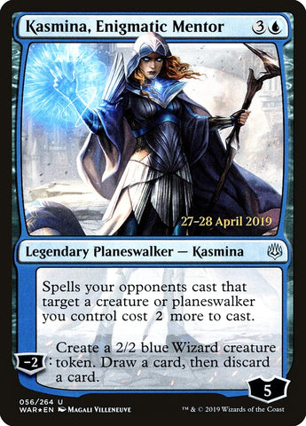 Kasmina, Enigmatic Mentor  [War of the Spark Prerelease Promos]