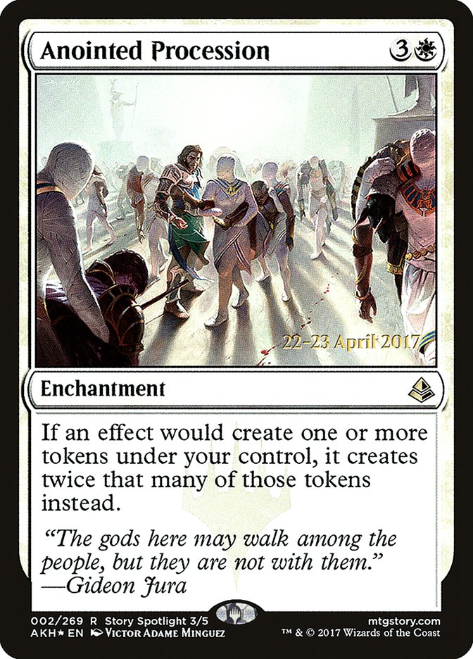 Anointed Procession  (Prerelease) [Amonkhet Prerelease Promos]