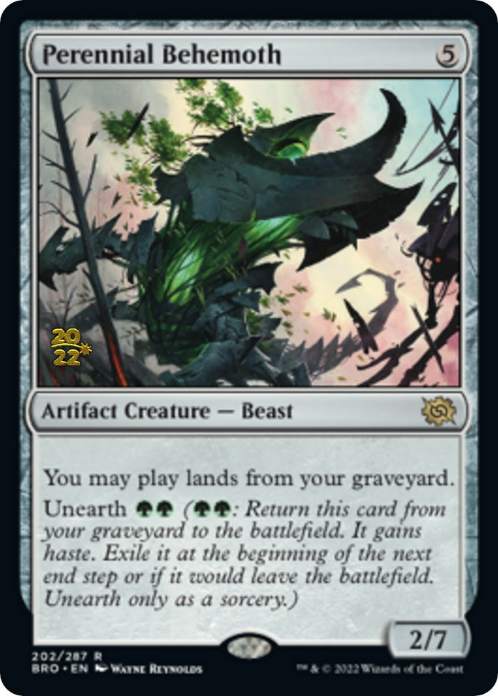 Perennial Behemoth [The Brothers' War: Prerelease Promos]