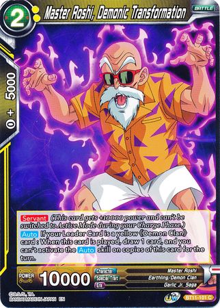 Master Roshi, Demonic Transformation [BT11-101]