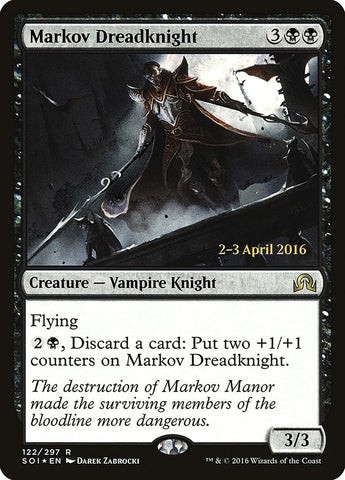 Markov Dreadknight (Prerelease) [Shadows over Innistrad Prerelease Promos]