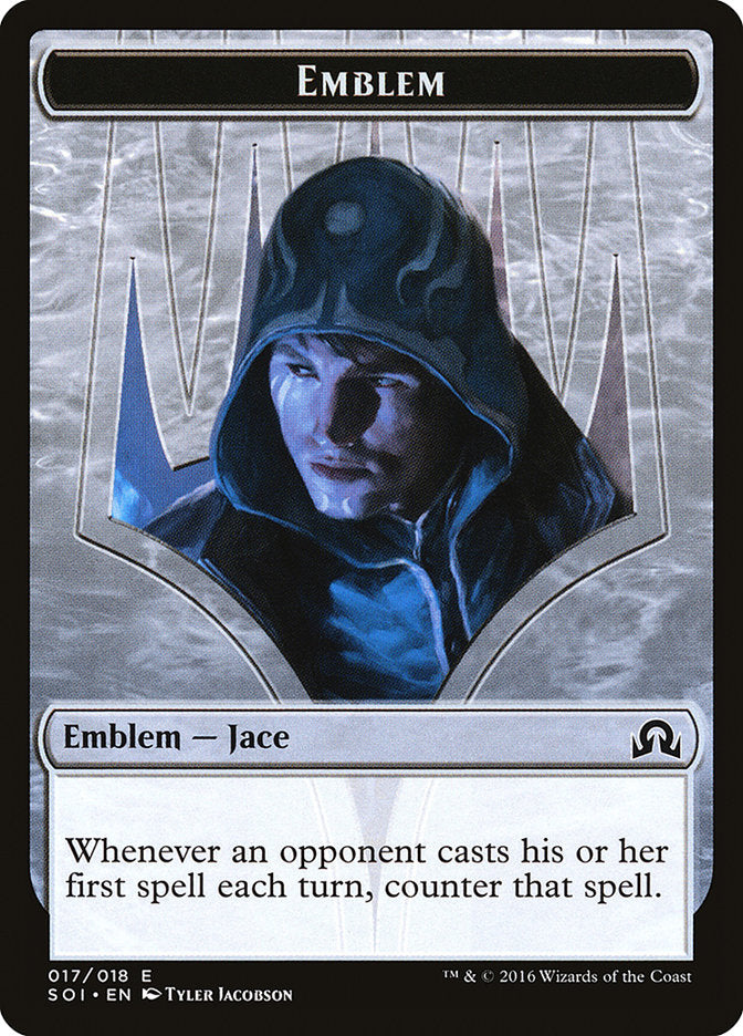 Emblema de Jace, desentrañador de secretos [Sombras sobre fichas de Innistrad] 