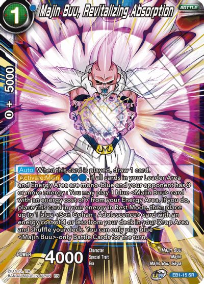 Majin Buu, Absorción Revitalizante (EB1-15) [Potenciador de Evolución de Batalla] 