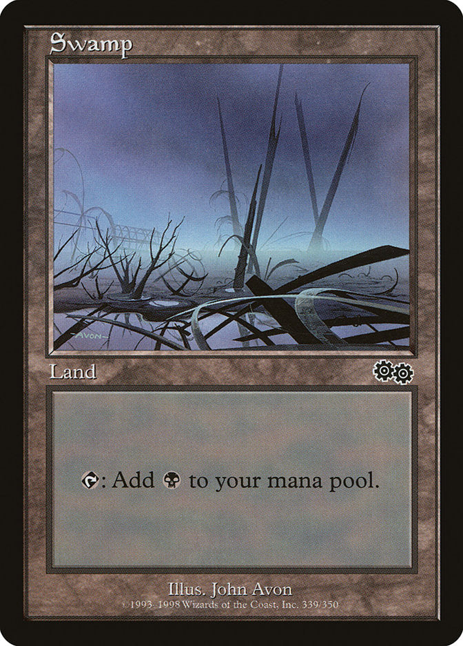 Swamp (#339) [Urza's Saga]