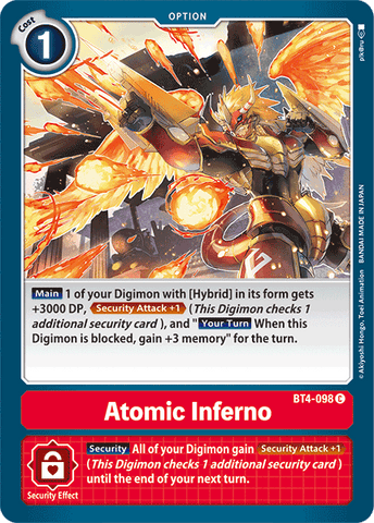 Atomic Inferno [BT4-098] [Great Legend]