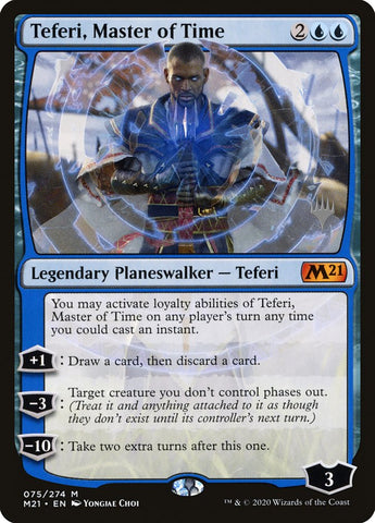 Teferi, Master of Time (Promo Pack) [Core Set 2021 Promos]