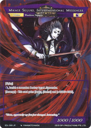 Mikage Seijuro, Interdimensional Messenger (Full Art Ruler) (EDL-088 RR/JR) [The Epic of the Dragon Lord]