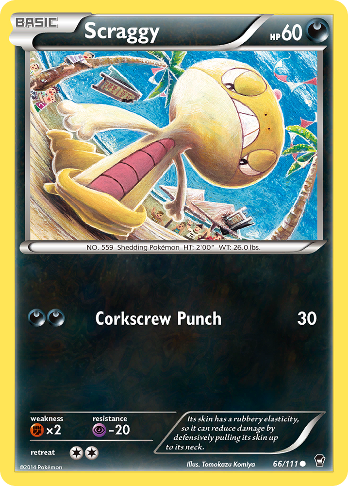 Scraggy (66/111) [XY : Poings furieux] 