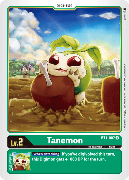 Tanemon [BT1-007] [Lanzamiento de refuerzo Ver.1.0] 