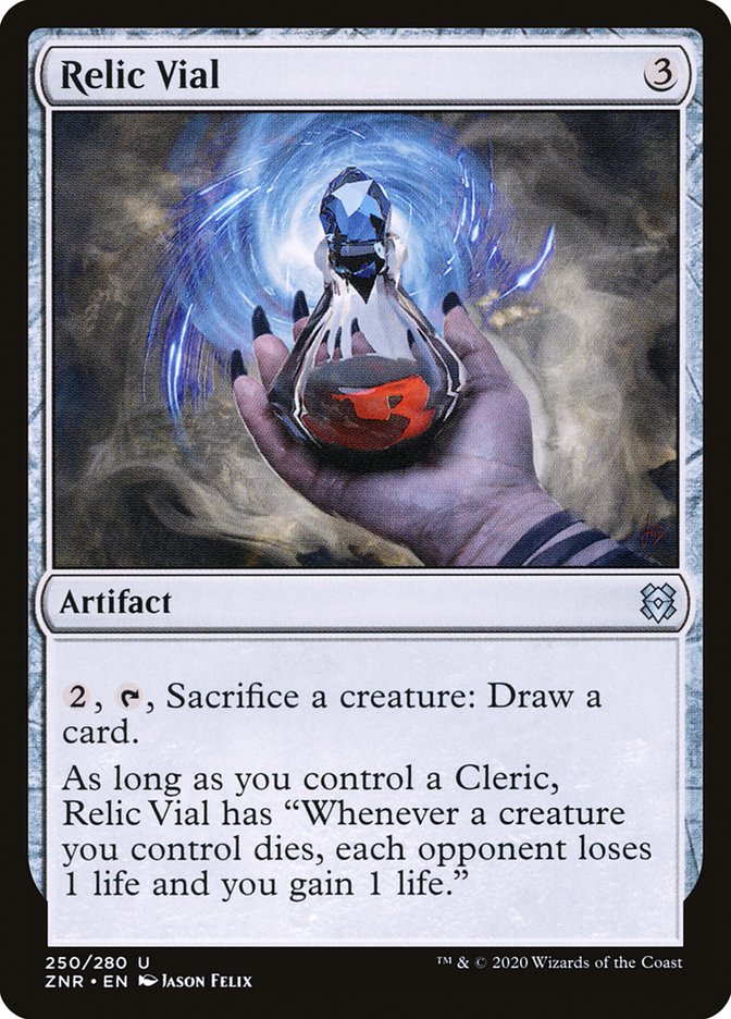 Fiole de relique [Zendikar Ascendant] 