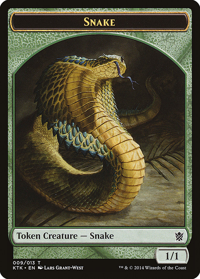 Serpiente [Fichas de Khans de Tarkir] 