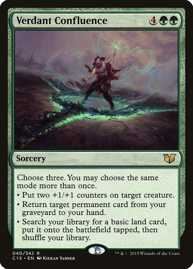 Confluence verdoyante [Commander 2015] 