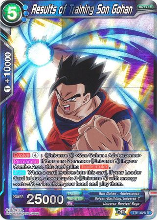 Results of Training Son Gohan [TB1-028]