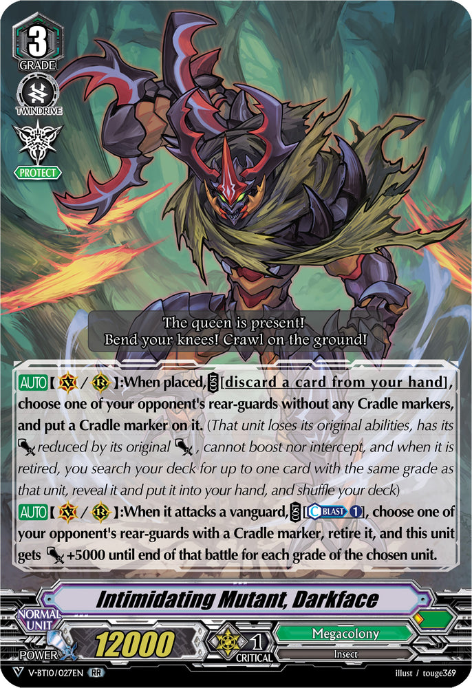 Intimidating Mutant, Darkface (V-BT10/027EN) [Phantom Dragon Aeon]