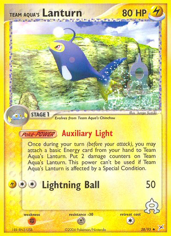 Linterna del equipo Aqua (28/95) [EX: Equipo Magma vs Equipo Aqua] 